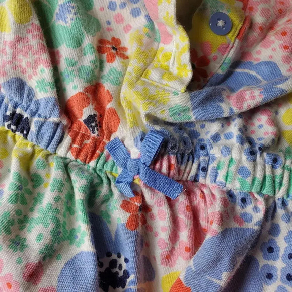 Carter's 9M Baby Girl 100% Cotton Floral Matching Dress and Bloomer Outfit - Picture 7 of 12